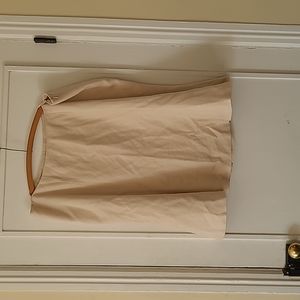 Ralph Lauren cream heavy linen skirt